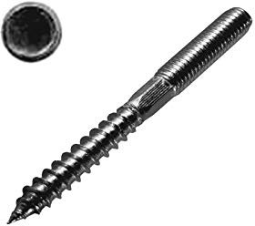 2 Stockschrauben 10 mm Edelstahl m. 6-kant Schlüsselfläche (10x80 bis 10x300 mm) (10x100 mm)