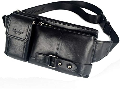 Leder Gürteltasche Taille Pack für Herren Frauen