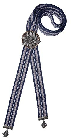 Moschen-Bayern Herren Trachtenband Trachtenbinder Trachtenkrawatte Krawatte Schieber Binderl Kragenschmuck Trachtenhemd Schwarz Braun Blau Rot Grün Silber