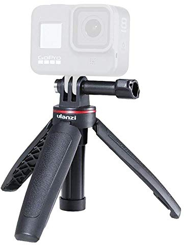 ULANZI MT-09 GoPro Vlog Trípode, agarre de mano y palo selfie para foto y vídeo