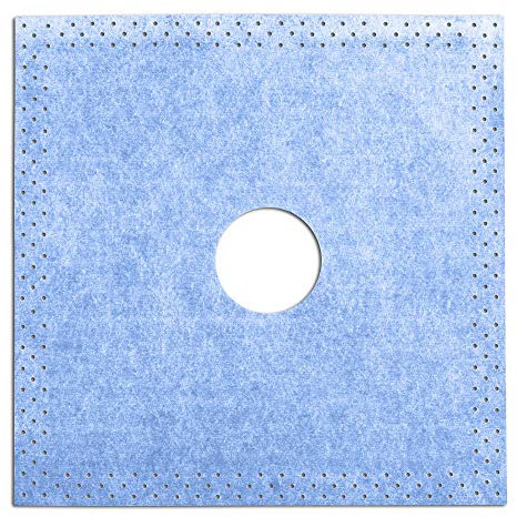 Dichtmanschette Profi 1 Stk. Wandmanschette 150 x 150 mm Loch Ø 25mm Duschelement Dichtbahn Dichtband Balkonabdichtung Dusche B04