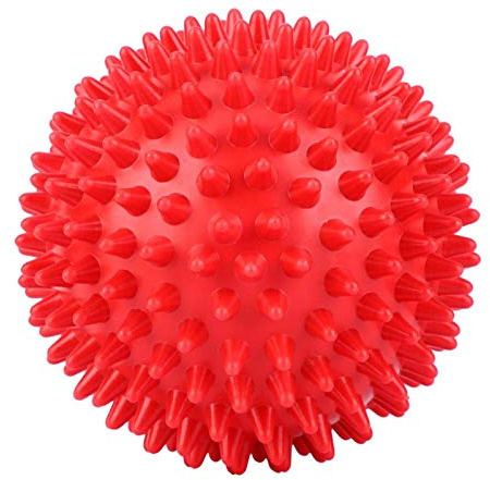 Spiky Ball, 7.5cm/9cm Deep Tissue Massage Ball, Plantar Fasciitis Relief, Circulation Boosting Massage Ball, Arch And Heel Pain Relief, Portable[small-rot]