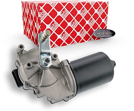 febi bilstein 107155 Scheibenwischermotor, 1 Stück | Kompatibel mit: SKODA FABIA II, FABIA II Combi, ROOMSTER, ROOMSTER Praktik