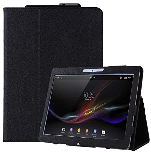 Universal Folio Hülle für 10.1 Zoll Tablette,Colorful PU Lederständer Tablethülle Schutzhülle für 10.1 Zoll Android Touchscreen Tablet (1-Schwarz)