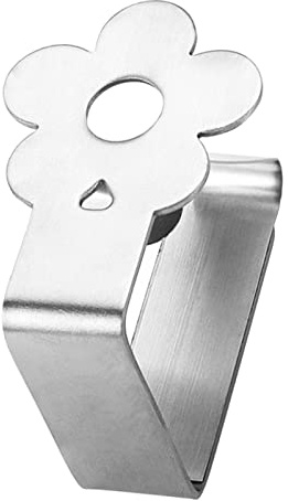 Luckxing Tischdeckenbeschwerer/Tischtuchklammern Aus Edelstahl, 4 Stück Tischtuchklammer Tischtuch Klammer Edelstahl Tischklammern Tischdeckenklemmen Tischdeckenhalter Tischdeckenhalter