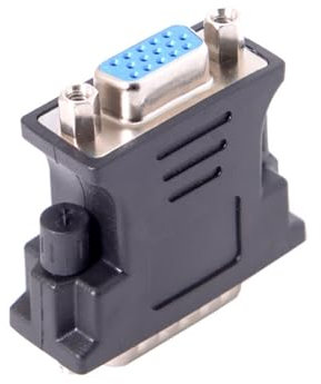 TECKEEN DMS-59pin Male to 15Pin VGA RGB Female Converter Adapter Computer Host Graphics Card External Connection Cable