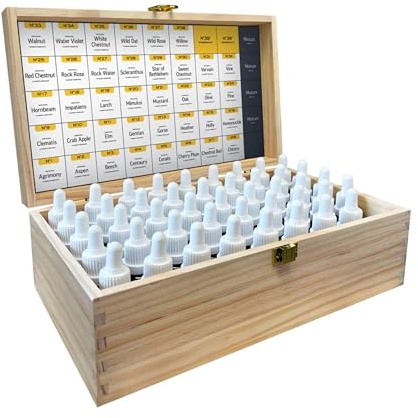 Original Bachblüten Premium Set mit allen 38 Original Bachblüten + 2 Original N°39 Tropfen nach Dr. Bach + 4 Mischflakons von Lemon Pharma, Vegan und Bio