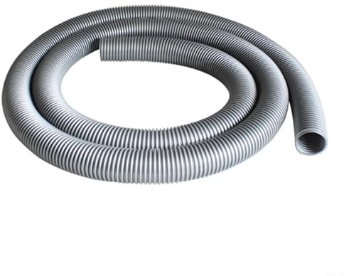 HEIBTENY Manguera de aspiradora EVA flexible 38 mm interior 45 mm diámetro exterior 300 cm de largo gris para aspiradora industrial, colección eficaz del polvo, diseño ligero