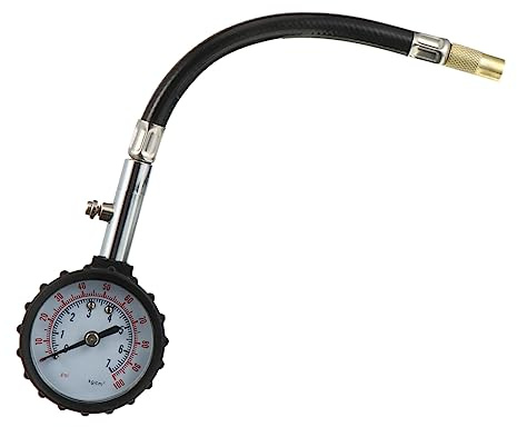 Anneome Car Tire Pressure Gauge for Auto Flexible Hose Accurate Tire Inflator for Road Trips and Daily Use