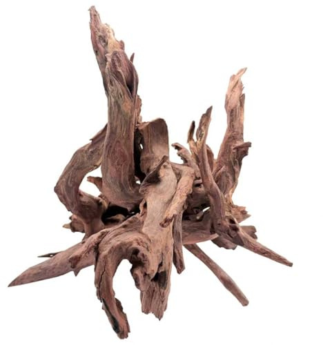 EFFIELER Natural Driftwood for Aquarium Decor – Real Wood Branches Fish Tank, Reptile Habitat, Terrarium, Hermit Crab,Aquatic Pets – Unique Size (14-17 Inch,1-Pack)