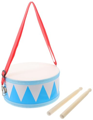 WOONEKY Rullante con Bacchette Strumento Percussione Educativo Musicale Leggero e Sicuro per Regali e