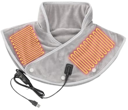 Coussin Chauffant Cervicales, Chauffe Cou Cervicales Épaules Avec 3 Niveaux De Chaleur, Cape Chauffante Epaule Et Nuque Electrique, Couverture D'épaule, Tour De Cou Dos Coussins Chauffe Pour Automne