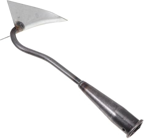 VILLCASE Azada De Triangular Multifunción De Galvanizado Herramienta para Excavar Fertilizar y Desyerbar Huertos y Jardines
