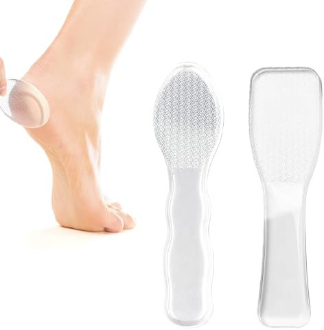 BelleFlair 2 pièces Râpe à corne en verre nano, lime à pieds professionnelle pour soins des pieds, lime contre les durillons, éliminateur de cal pour des pieds doux