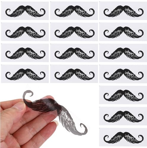 Gatuida Tiras de Cera para Depilación Nasal y Bigote 50 Unidades Pegatinas para Eliminar Vello Facial Accesorios para Depilación Segura y Práctica en Casa y Viajes