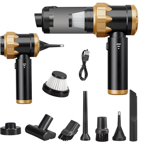 Grixz Handheld Vacuum Cleaner 22000Pa, Powerful Car Vacuum Cleaner Cordless, Portable Rechargeable Vacuum for Car Home