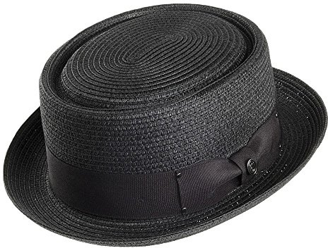 Jaxon & James Pork Pie Toyo -Strohhut - Schwarz