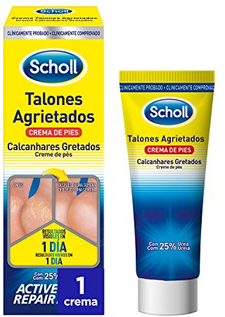 Scholl, Crema piedi per talloni screpolati, con urea e cheratina 60 ml