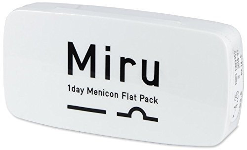 Menicon Miru Flat Pack Tageslinsen weich, 30 Stück/BC 8.6 mm/DIA 14.2 mm / +2.5 Dioptrien