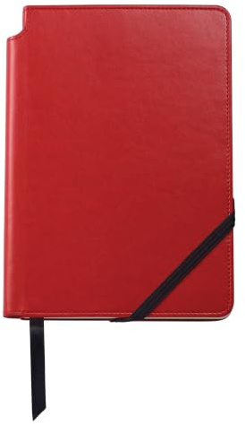 Cross medium premium linjerad dagbok – crimson (16 x 21 cm)