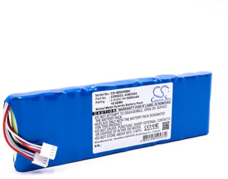 vhbw Akku Ersatz für IBM HHR-37AH8W2, HHR370AH für Raid-Controller (3500 mAh, 4,8 V, NiMH)