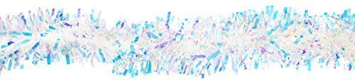 Robelli Sparkling Iridescent Christmas Tree Tinsel Decoration (2 meters)