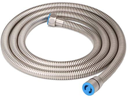 Weirun Bagno Lunghezza Estesa di Ricambio 79 Pollici In Acciaio Inox Interlock Palmare Spruzzatore Soffione Doccia Tubo Flessibile Nichel Spazzol