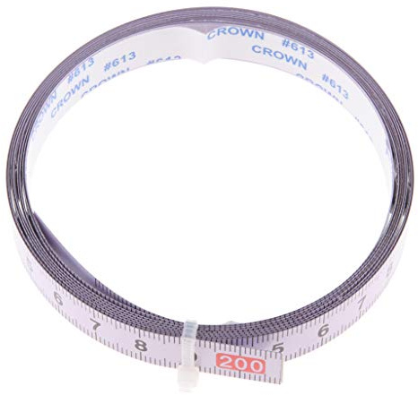 LOVIVER Ruban à Mesurer Metric Track Mètre à Ruban En Acier Auto-adhésif, gauche à droite (0-200CM)