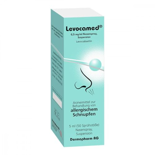 Levocamed 0,5 mg/ml Nasenspray bei allergischem Schnupfen, 5 ml Lösung