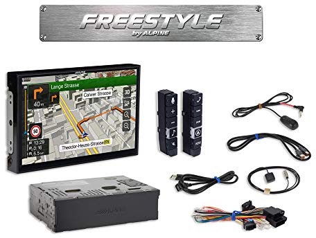 Alpine X903DC-F Freestyle 9-Zoll-Navigationssystem mit Reisemobil- und LKW-Software, Apple CarPlay und Android Auto Unterstützung für alle Fahrzeuge