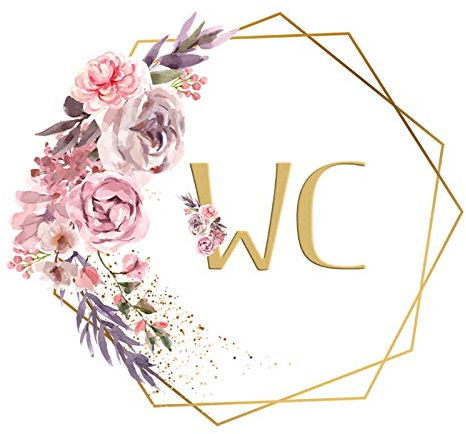 Wandaro Türaufkleber WC mit Blumenranke I Design 6 I Wandsticker Badezimmer selbstklebend Klo Wandaufkleber Toilette Wandtattoo DL446-6