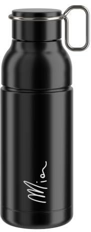 Elite MIA Trinkflasche Schwarz 650 ml – BPA-frei, Leicht & Auslaufsicher – Für Fahrrad Sport Radsport MTB Gravel