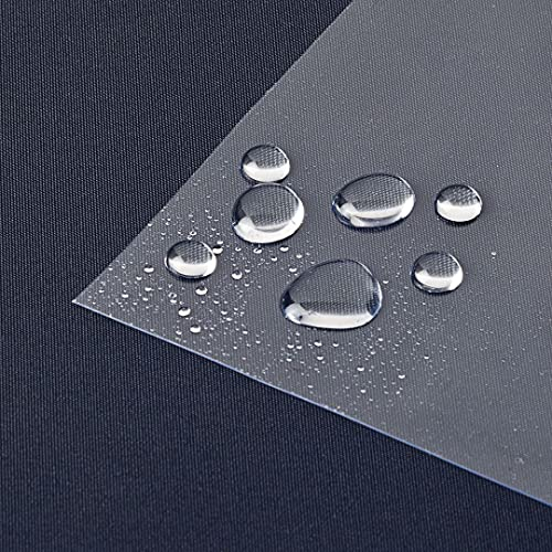 laro 0,30 mm Dicke Tischfolie Tischdecke Transparent Durchsichtig Abwaschbar Garten-Tischdecke Tischschutz-Folie PVC Plastik-Tischdecken Wasserabweisend Eckig Meterware |07|, Größe:80x80 cm