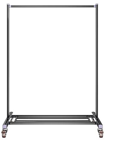 Wäscheständer/Wäschetrockner Stabiler Aluminium-Wäscheständer, minimalistischer Kleiderständer mit unterer Ablage und Rollen for Aufhängen von Kleidung, Mänteln, Röcken.etc Clothes Drying Rack ( Color