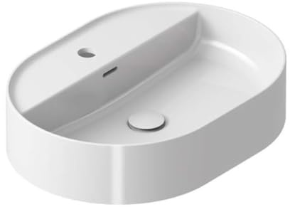 Design Waschbecken | Aufsatzwaschbecken | Rechteckig Waschtisch | Keramik Waschschale | Handwaschbecken Ceramic Slim Shelf O | Oval | RAVAK