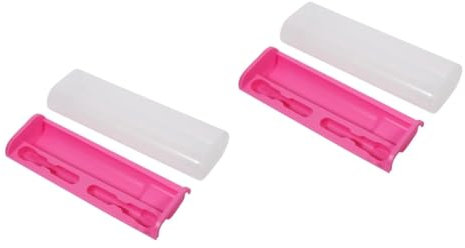 GLEAVI Faltbare Reise-zahnbürstenetui Für Elektrische Zahnbürsten Tragbarer Aufbewahrungsbox- Kompakte Größe 2 Stück