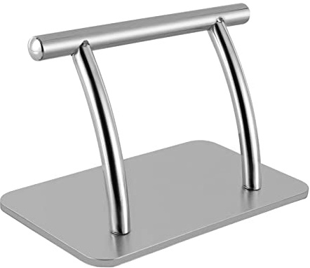 JINPRDAMZ Edelstahl Fußstütze - Modernes Design, Rutschfestigkeit, Tragbar - 32x19x21cm