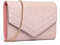 Miss Lulu Clutch Damen Wildleder-Optik Leichtgewicht Umhängetasche für Hochzeiten Partys Bälle
