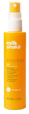 milk_shake | Incredible Oil 50 ml, Aceite capilar iluminador y protector, para un cabello más suave, claro y brillante, Made in Italy
