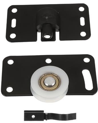 Homoyoyo Galets De Porte Coulissante En Métal Fonctionnement Silencieux Accessoire De Remplacement Pour Porte D'armoire