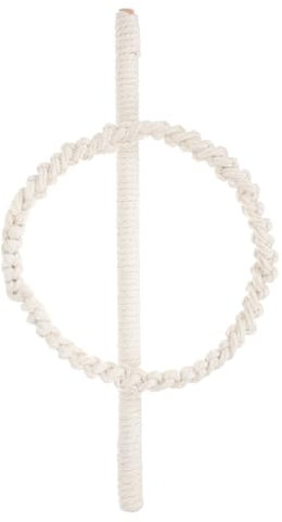 Amosfun Böhmischer Vorhang Raffhalter aus Baumwolle Gewebtes Vorhangseil Dekorativer Vorhang Halter für Wohnzimmer Küche und Langlebig und Vielseitig Einsetzbar