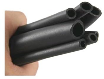 Tubo flessibile in gomma nitrilica nera for carburante, benzina, gasolio, olio, NBR, tubo flessibile, tubo morbido, resistente all'olio, all'usura, agli acidi e agli alcali Tubo Del Carburante(3 Meter