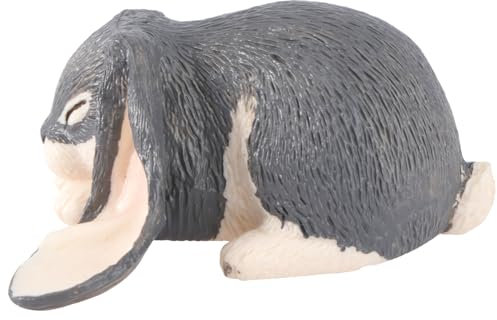 BESTonZON Kaninchen Modell Tier Handwerk Für Heimornament Und Schreibtischdekor Kreatives Kaninchen Deko-objekt Aus Hochwertigem Material