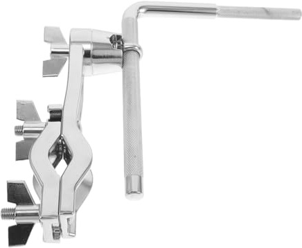HANABASS Soporte en para Portátil Batería Platillos de Metal de Ajuste con Fácil para Instrumentos de Percusión Diversas Ocasiones