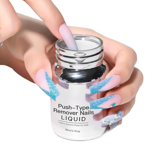 Patifirst Press On Nagelkleberlöser - Löser Für Nagelkleber,Präzises Lösungsmittel Maniküre Werkzeug Für Zuhause Unterwegs Nagelstudio