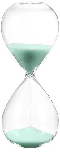PATIKIL Minuteur À Sable 10 Minutes Sablier Horloge De Sable Bleu Clair | Compte À Rebours Pour Décoration Salon Bureau Maison Restaurant