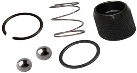Repuesto for portabrocas de portabrocas Makita for atornillador de impacto, compatible con los modelos BTP144 y BTD145. Incluye el casquillo 324420-7 y el resorte 233005-7.