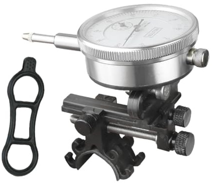 Generico Strumento per La Centratura Cerchio della Bicicletta - Calibro di Precisione per La Regolazione dei Raggi della Bici da 110x45x40 Mm, Strumento di Regolazione Set di Ruote Calibro di