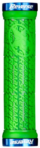 Reverse Grip STAMP Fahrrad Schraubgriffe grün/blau