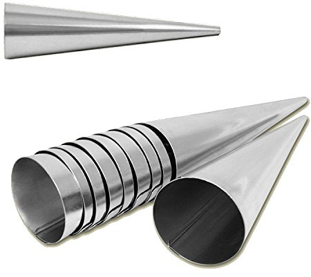 rukauf Lot de 20 moules pour cornets